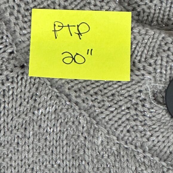 JM Collection Button down Sweater.            Size: LP - Picture 9 of 9